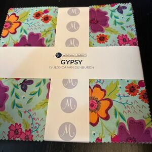 Windham Fabrics Gypsy Jessica Van Denburgh 10in Squares Layer Cake GYPSCP10-MSQ